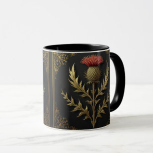 William Morris Schottische Distel vintage floral Tasse