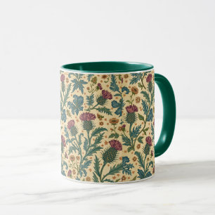 William Morris Schottische Distel vintage floral Tasse