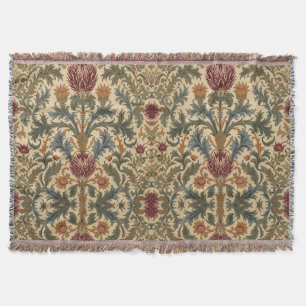 William Morris Schottischer Distel vintage floral Decke