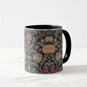 William Morris Schottischer Distel vintage floral Tasse