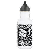 William Morris Schwarz-weißer Weintraum Edelstahlflasche (Rechts)
