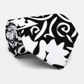 William Morris Schwarz-weißer Weintraum Krawatte (Gerollt)