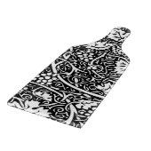 William Morris Schwarz-weißer Weintraum Schneidebrett (Ecke)