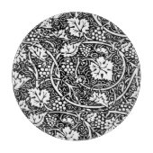 William Morris Schwarz-weißer Weintraum Schneidebrett (Vorderseite)