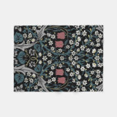 William Morris Schwarzdorn Fleecedecke (Vorderseite (Horizontal))