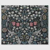 William Morris Schwarzdorn Geschenkpapier (Flach)
