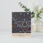 William Morris Schwarzdorn Postkarte (Stehend Vorderseite)