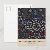 William Morris Schwarzdorn Postkarte (Vorne/Hinten)