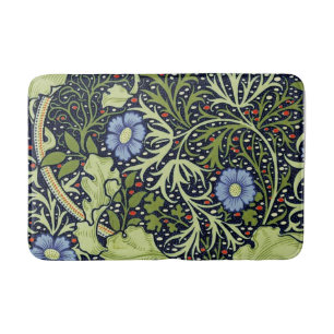 William Morris Seaweed Antike Blume Badematte