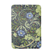 William Morris Seaweed Antike Blume Badematte (Vorderseite Vertikal)