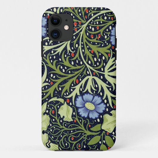 William Morris Seaweed Antike Blume Case-Mate iPhone Hülle (Rückseite)