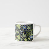William Morris Seaweed Antike Blume Espressotasse (Rechts)