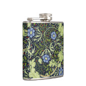 William Morris Seaweed Antike Blume Flachmann (Rechts)