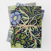 William Morris Seaweed Antike Blume Geschenkpapier Set (Beispiel)