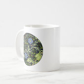 William Morris Seaweed Antike Blume Kaffeetasse (Vorderseite Links)