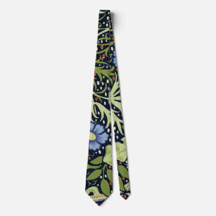 William Morris Seaweed Antike Blume Krawatte