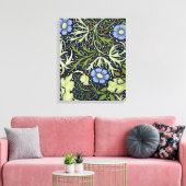 William Morris Seaweed Antike Blume Leinwanddruck (Insitu (Wohnzimmer))