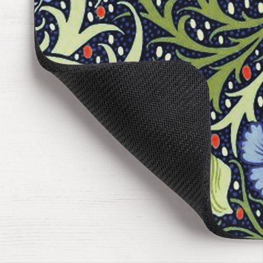 William Morris Seaweed Antike Blume Mousepad (Ecke)
