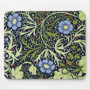 William Morris Seaweed Antike Blume Mousepad