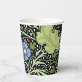 William Morris Seaweed Antike Blume Pappbecher (Rückseite)