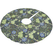 William Morris Seaweed Antike Blume Polyester Weihnachtsbaumdecke (Schrägansicht)