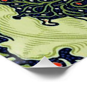 William Morris Seaweed Antike Blume Poster (Ecke)