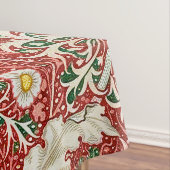 William Morris Seaweed Antike Blume Rot Grün Tischdecke (Beispiel)