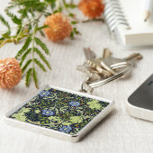 William Morris Seaweed Antike Blume Schlüsselanhänger (Seite)