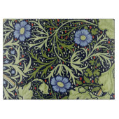 William Morris Seaweed Antike Blume Schneidebrett (Vorderseite)