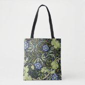 William Morris Seaweed Antike Blume Tasche (Vorderseite)
