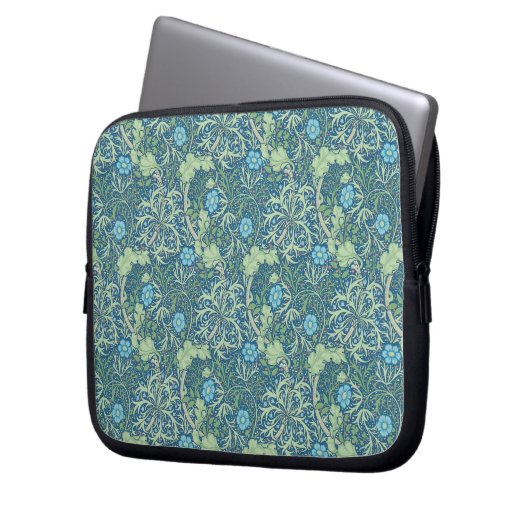 William Morris "Seaweed Design" Laptopschutzhülle (Vorderseite Links)