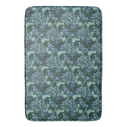 William Morris Seaweed Pattern Badematte (Vorderseite Vertikal)