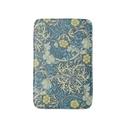 William Morris Seaweed Pattern Badematte (Vorderseite Vertikal)