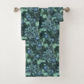 William Morris Seaweed Pattern Badhandtuch Set (Insitu)