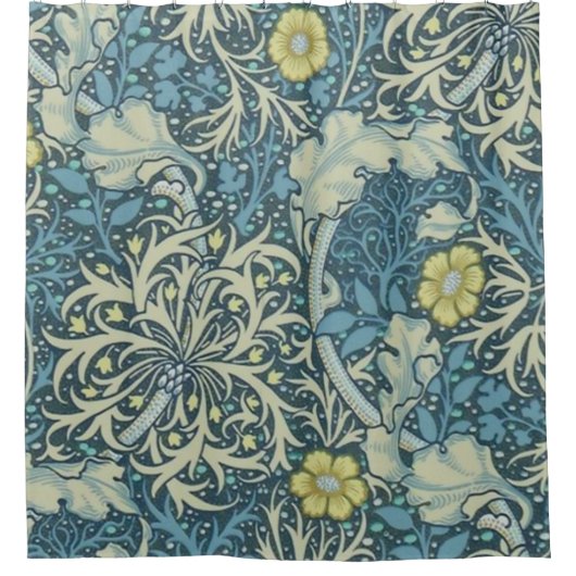 William Morris Seaweed Pattern Duschvorhang (Vorderseite)
