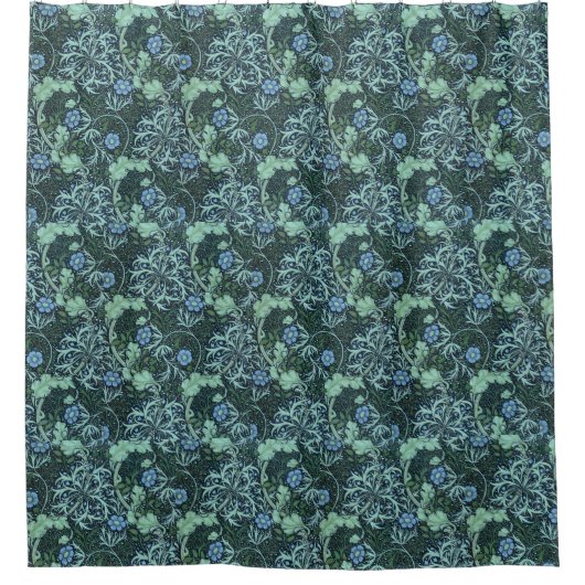 William Morris Seaweed Pattern Duschvorhang (Vorderseite)