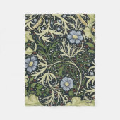 William Morris Seaweed Pattern Fleecedecke (Vorderseite)