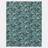 William Morris Seaweed Pattern Fleecedecke (Vorderseite)