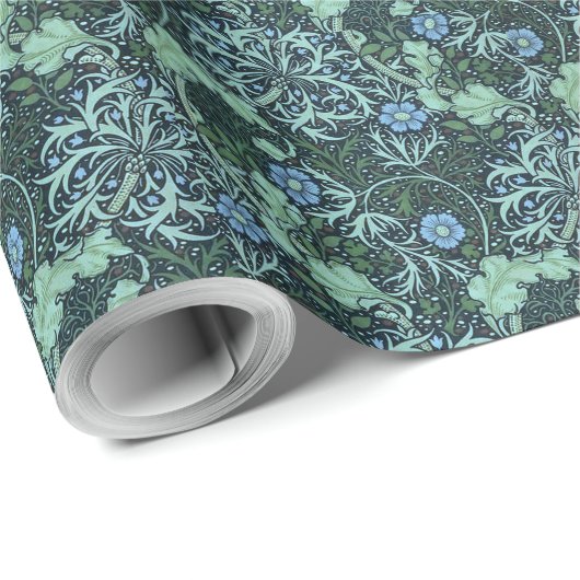 William Morris Seaweed Pattern Geschenkpapier (Rolleneckpunkt)