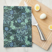 William Morris Seaweed Pattern Geschirrtuch (Viertel Falte)