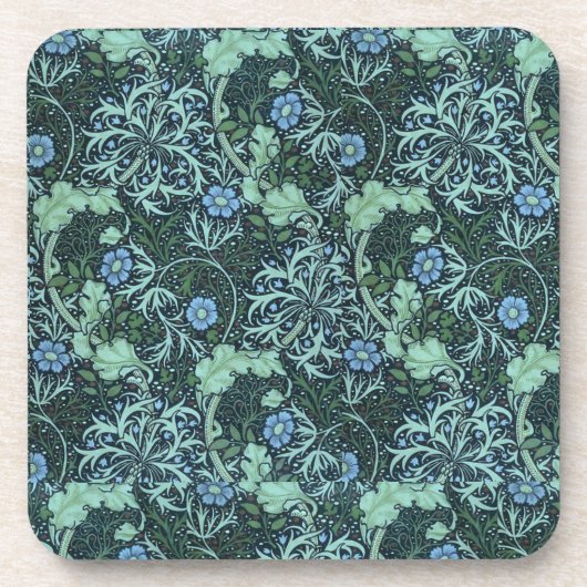 William Morris Seaweed Pattern Getränkeuntersetzer (Vorderseite)