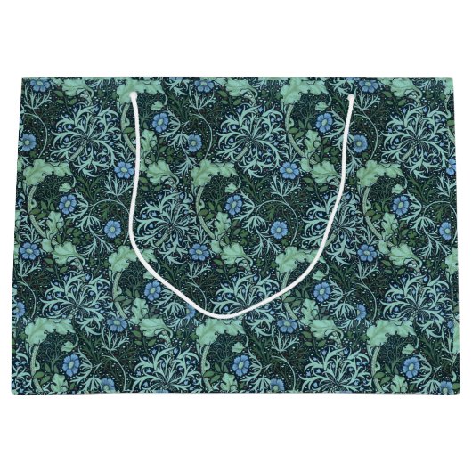 William Morris Seaweed Pattern Große Geschenktüte (Vorderseite)