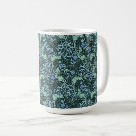 William Morris Seaweed Pattern Kaffeetasse (VorderseiteRechts)