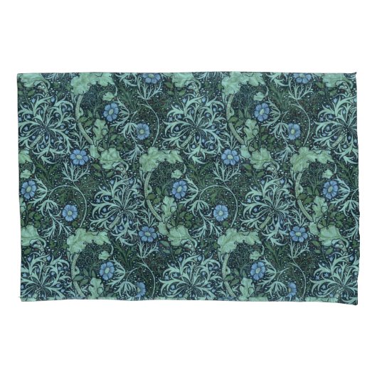 William Morris Seaweed Pattern Kissenbezug (Vorderseite-Links)