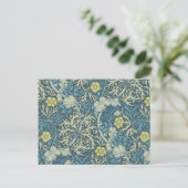 William Morris Seaweed Pattern Postkarte (Stehend Vorderseite)