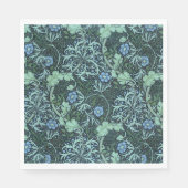 William Morris Seaweed Pattern Serviette (Vorderseite)