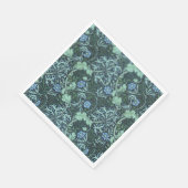 William Morris Seaweed Pattern Serviette (Ecke)