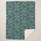 William Morris Seaweed Pattern Sherpadecke (Vorderseite)