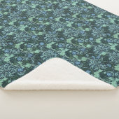 William Morris Seaweed Pattern Sherpadecke (3/4)