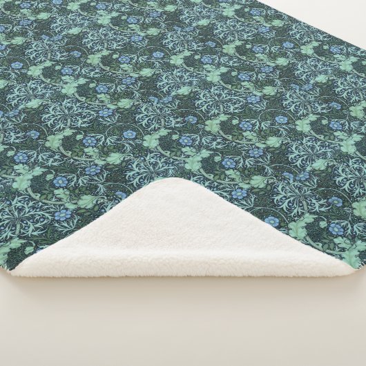 William Morris Seaweed Pattern Sherpadecke (3/4)